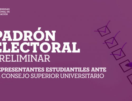 Padrón electoral preliminar para Representantes Estudiantiles ante el Consejo Superior Universitario