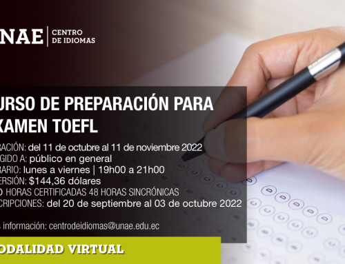 CURSO DE PREPARACIÓN PARA EXAMEN TOEFL