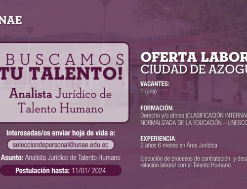 Oferta Laboral, Analista Jurídico de Talento Humano