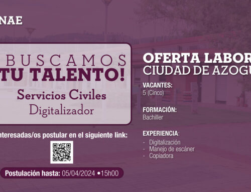 Oferta laboral – Servicios Civiles – Digitalizador/a
