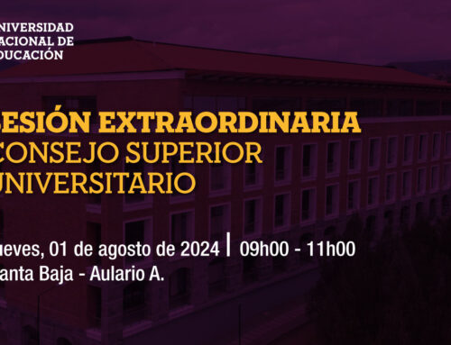 Importante: Sesión extraordinaria del Consejo Superior Universitario