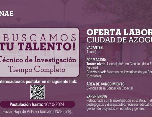 Oferta Laboral: Técnico de Investigación-tiempo completo