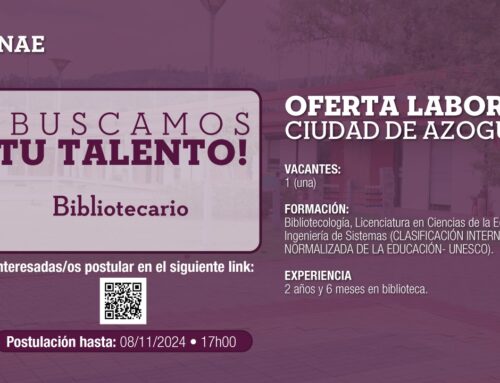 Oferta laboral Bibliotecario/a