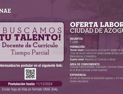 Oferta laboral-Docente de Currículo-Tiempo Parcial