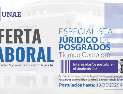 Oferta Laboral Especialista Jurídico de Posgrados