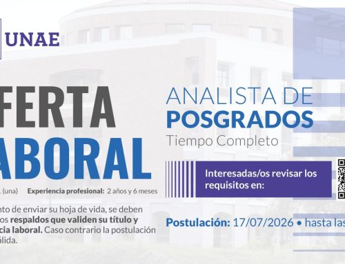 Oferta Laboral Analista de Posgrados