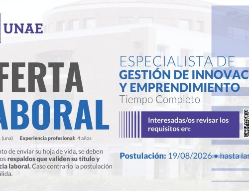 Oferta Laboral Especialista de Gestión de Innovación y Emprendimiento
