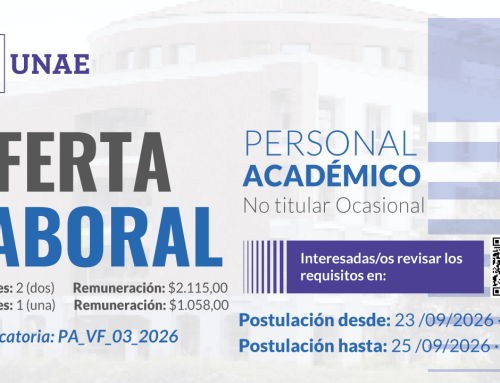 Convocatoria para Proceso de Selección de Personal Académico No Titular Ocasional